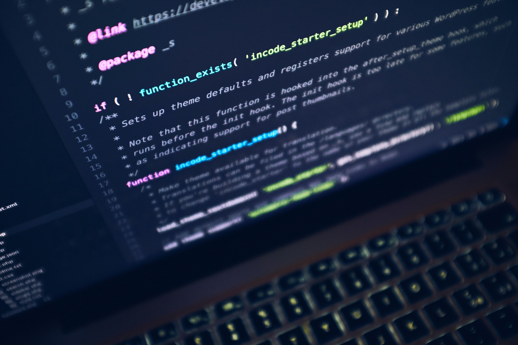 Code example